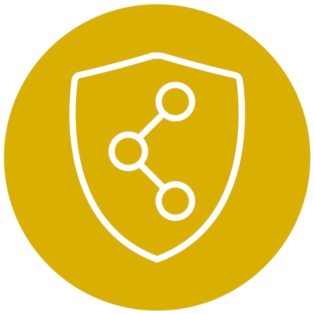 Styl ikony Vector Design Network Defender