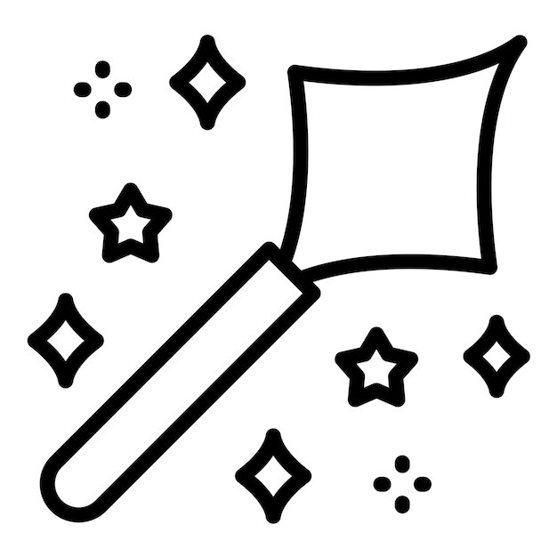 Styl ikony Vector Design Sparkles