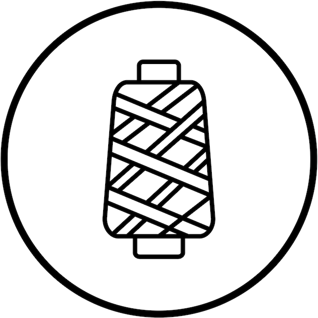 Styl ikony wątku projektowania wektorowego