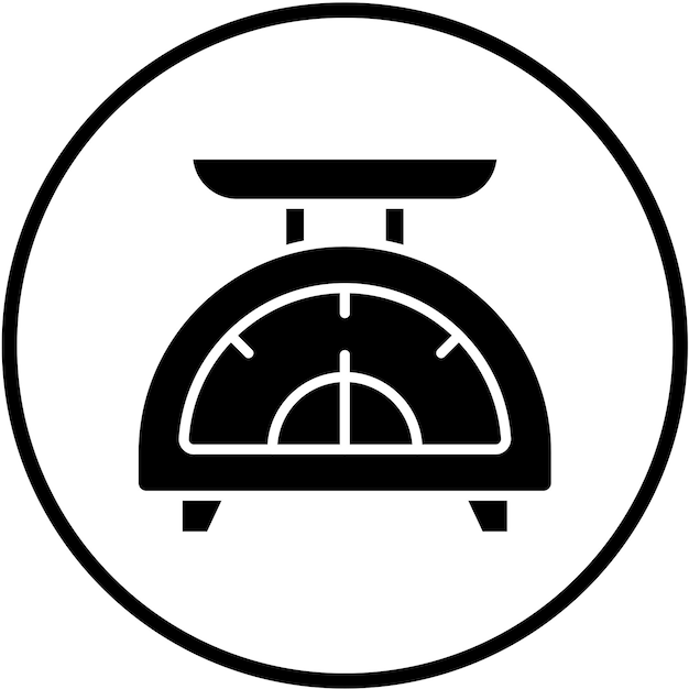 Styl ikony ważenia projektu wektorowego