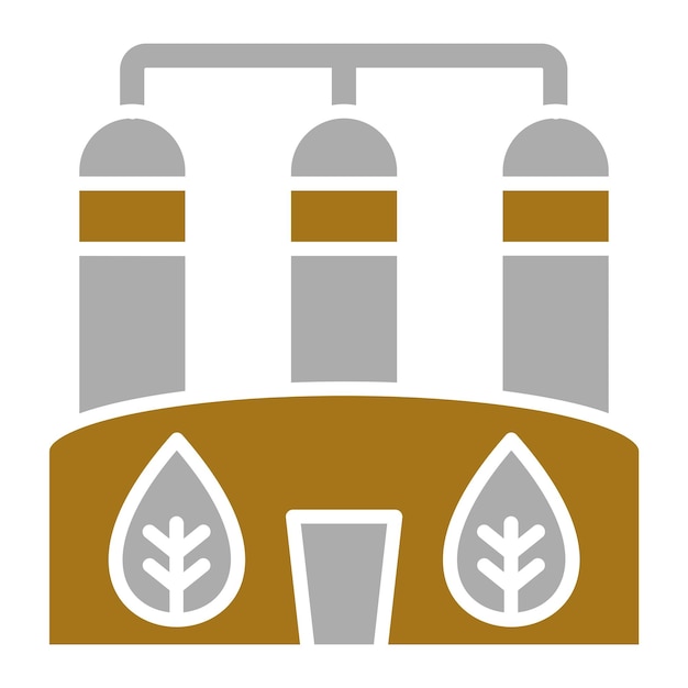 Plik wektorowy styl ikony wektorowego projektowania biogazu
