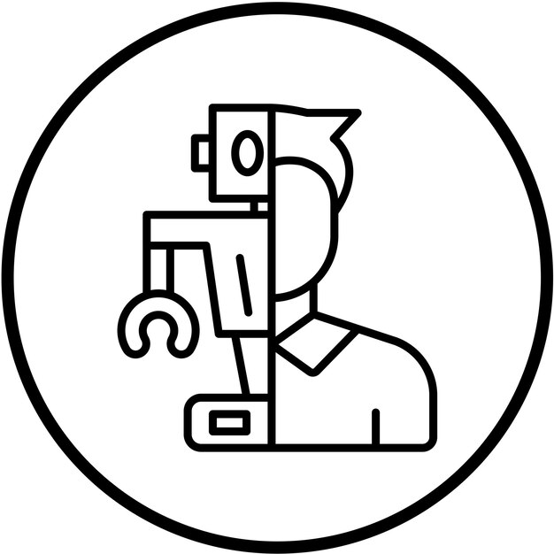 Styl ikony wektorowego projektowania informatyki