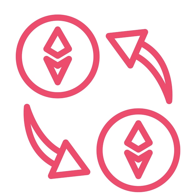 Styl ikony wektorowego projektowania peer-to-peer