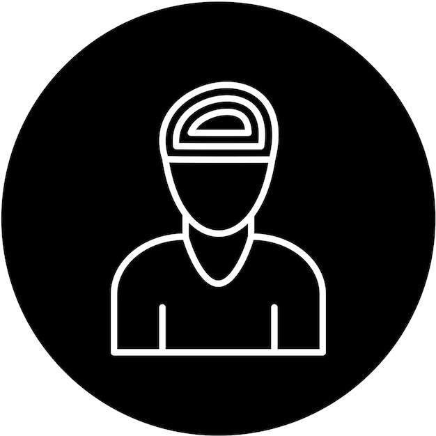 Styl ikony wektorowej psychozy
