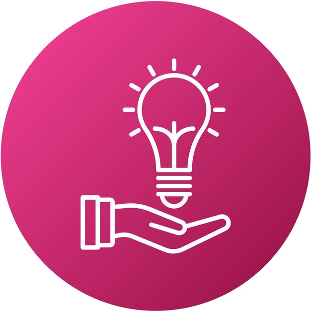 Styl ikony zachowania energii w projekcie wektorowym