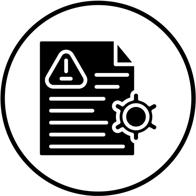 Plik wektorowy styl ikony zarządzania ryzykiem projektowania wektorowego