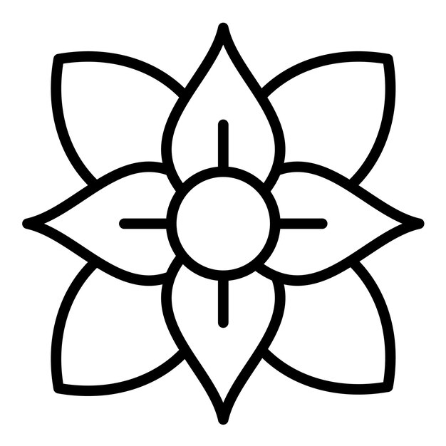 Styl ilustracji wektorowej Anemone