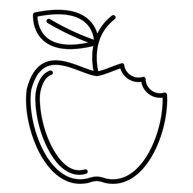 Styl Ilustracji Wektorowej Apple