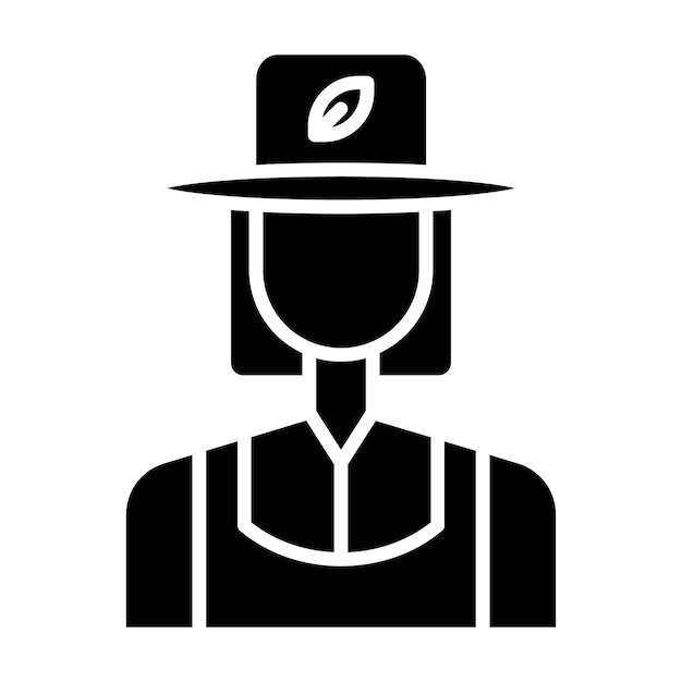 Styl ilustracji wektorowej farmerki