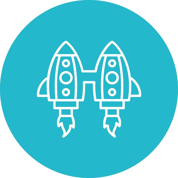 Styl ilustracji wektorowej Jetpack