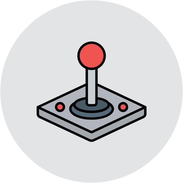 Styl ilustracji wektorowej joystick