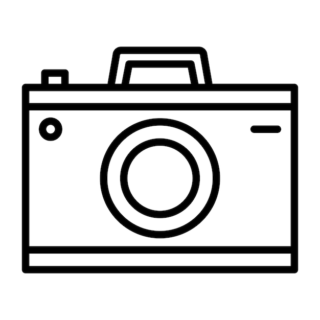 Styl ilustracji wektorowej kamery