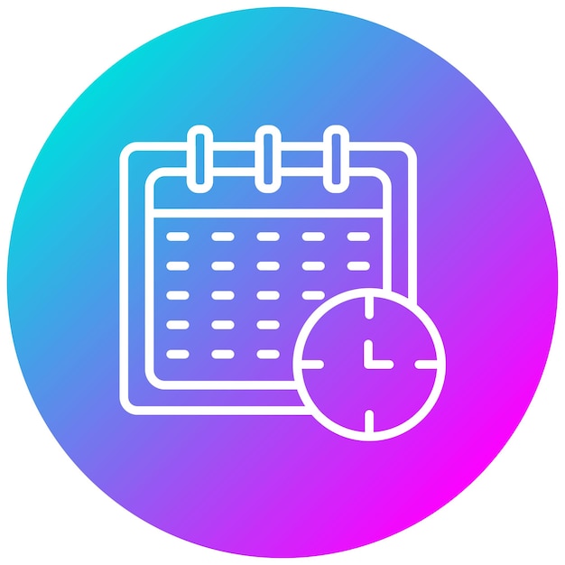 Styl ilustracji wektorowej Plan Time