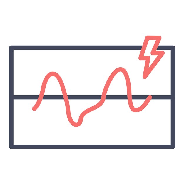 Styl Ilustracji Wektorowej Progu Elektrycznego