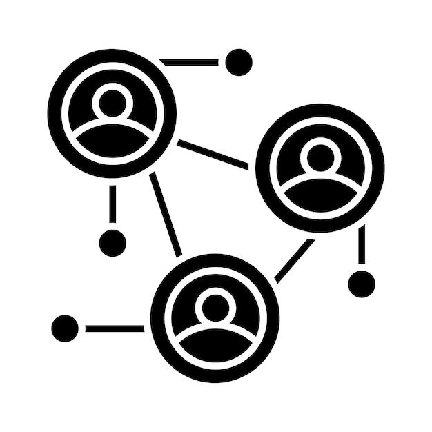 Plik wektorowy styl ilustracji wektorowej sieci użytkownika