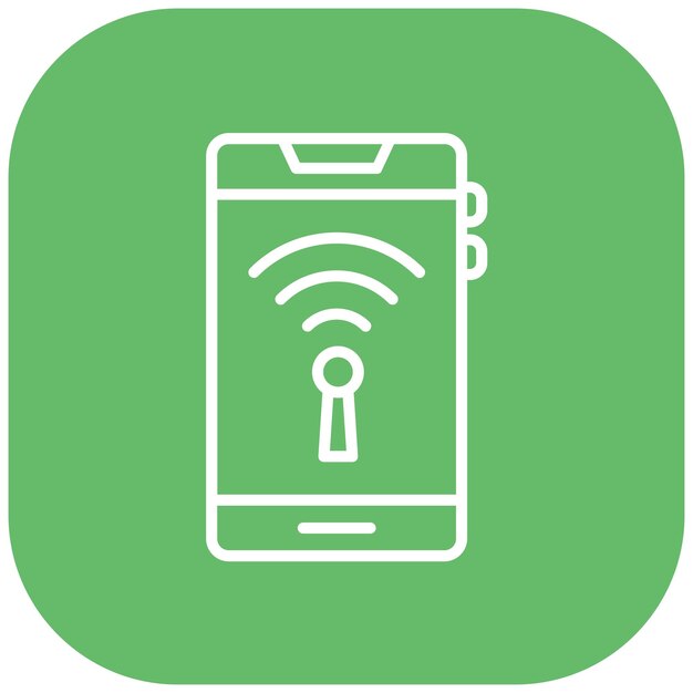 Styl ilustracji wektorowej sieci Wi-Fi