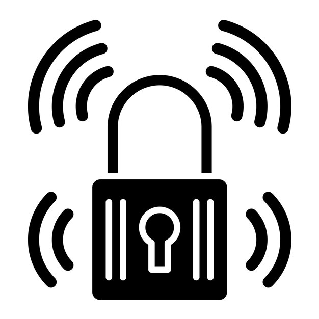 Styl ilustracji wektorowej Smart Lock