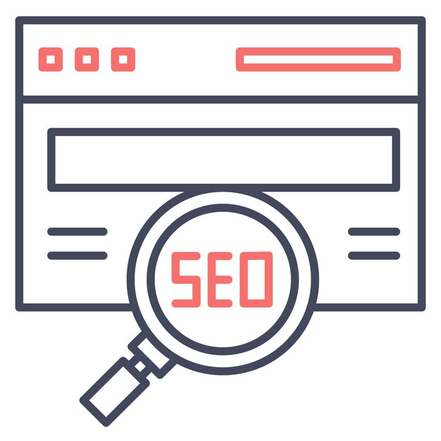 Styl ilustracji wektorowej strony internetowej SEO