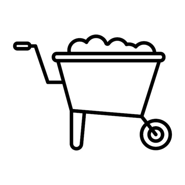 Styl ilustracji wektorowej wózków