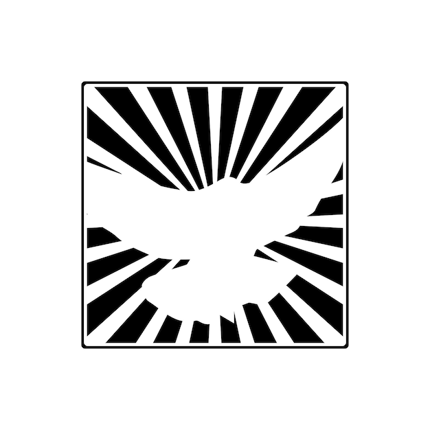 Styl Wektora Logogramu Ptaka