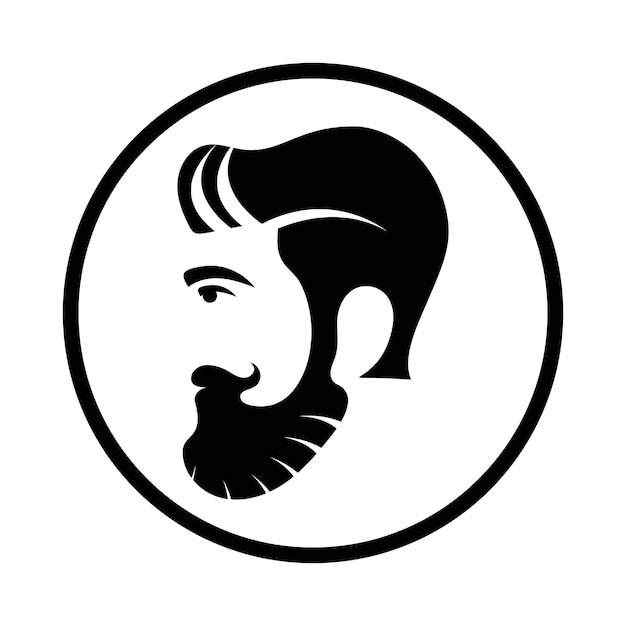 Plik wektorowy stylowa fryzura ikona ilustracja
