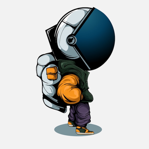 Stylowy Astronaut