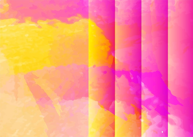 Plik wektorowy stylowy efekt farby w odcieniach różu i żółci