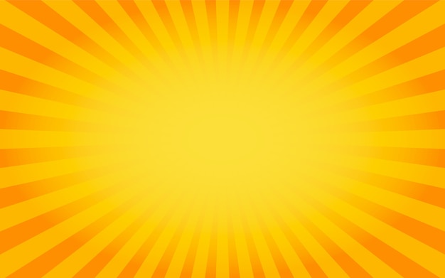 Sunburst pomarańczowe tło