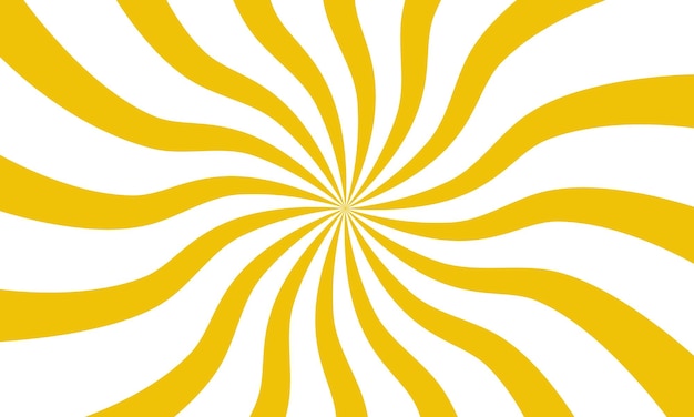sunburst słońce fale żółty kolor wektor dla projektu tła