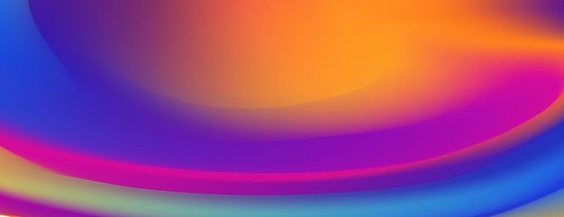 Sunset Flow Abstract Banner