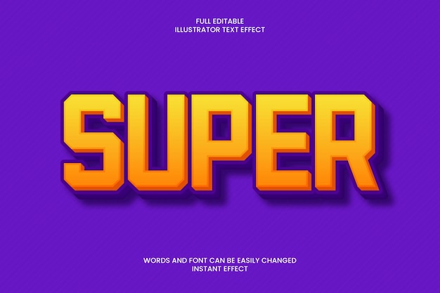 super efekt tekstowy