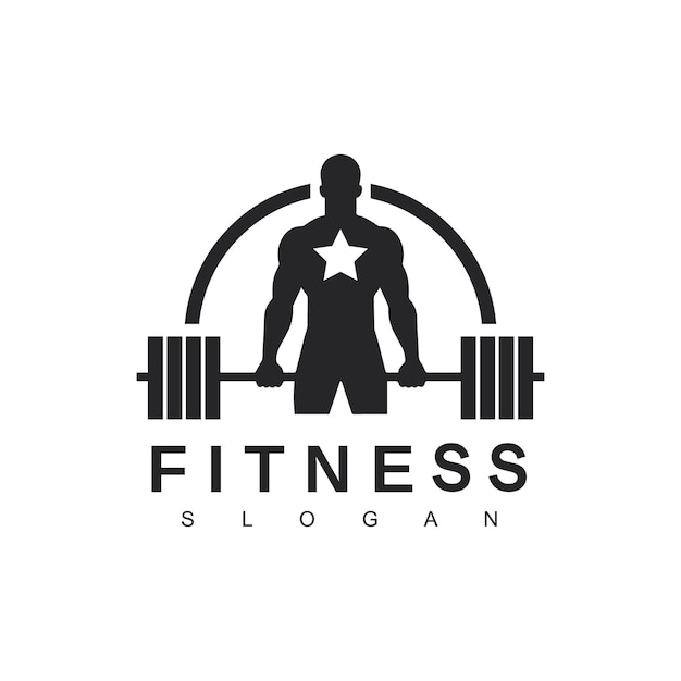 Super Fit Logo Design Templatedesign Dla Siłowni I Fitness Wektora