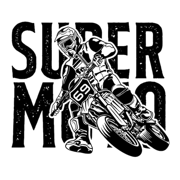 Plik wektorowy super moto cross art wektor ilustracja 22