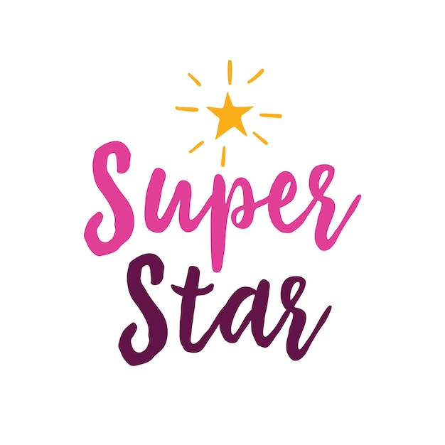 Super Star Napis