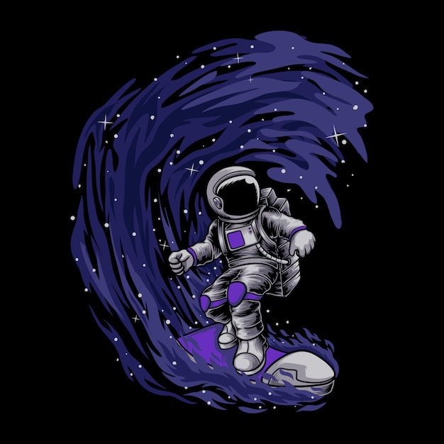 Surfing astronautów