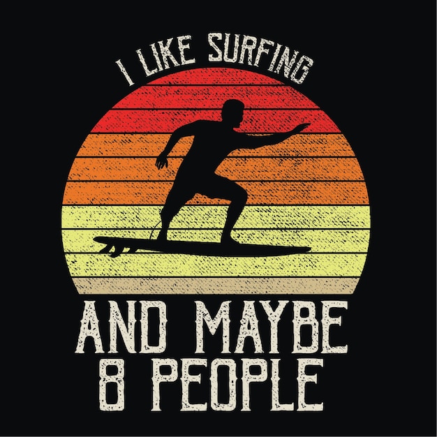 Surfing Sillhouete