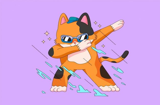 Swag Cat Dabbing