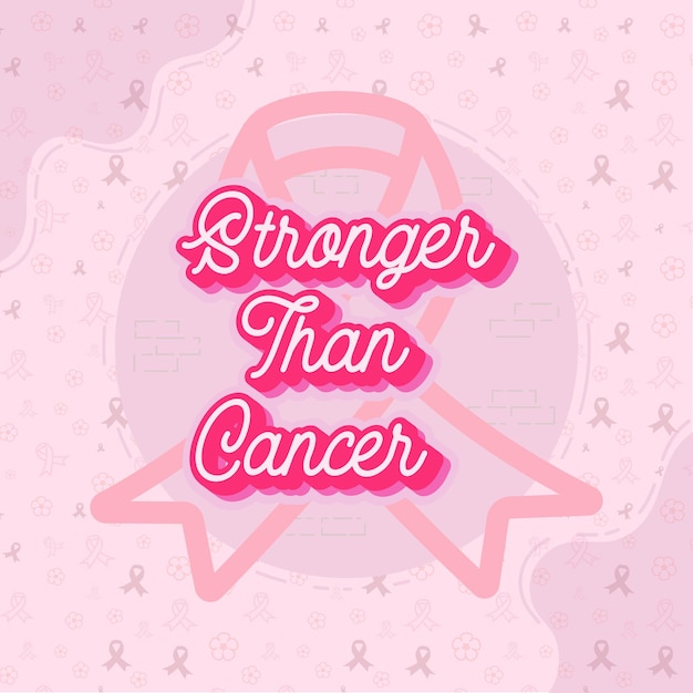 Świadomość Raka Piersi Z Silnym Wsparciem Walki Z Rakiem U Kobiet