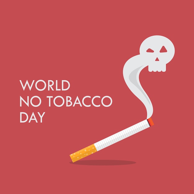 Plik wektorowy Świat bez tytoniu
