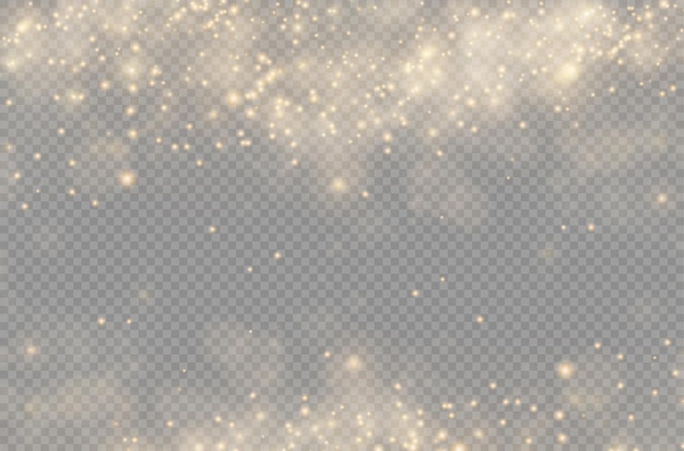 Światło świecące światło bokeh świecąca gwiazda słońce iskry efekt flary obiektywu żółty pył boże narodzenie