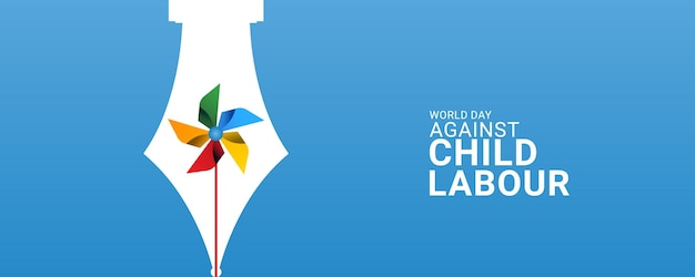 Światowy Dzień Przeciwko Pracy Dzieci. święto Pracy Przeciwko Dzieciom.