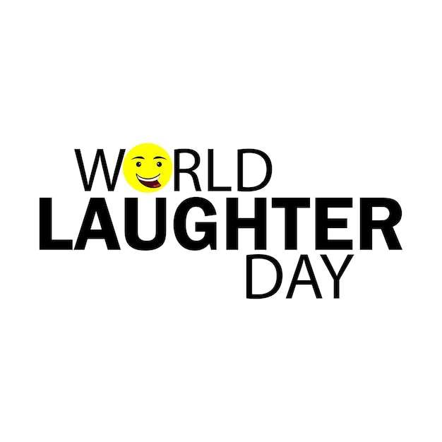 Światowy Dzień śmiechu, Ilustracji Wektorowych.