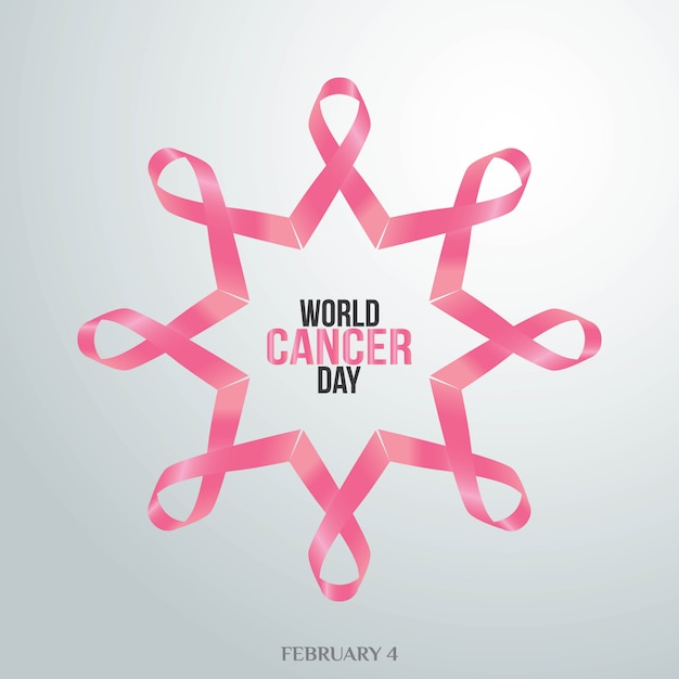 Plik wektorowy Światowy dzień walki z rakiem