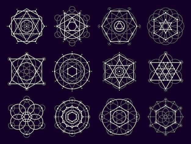 Święte kształty geometryczne. Tajemnicze i magiczne symbole