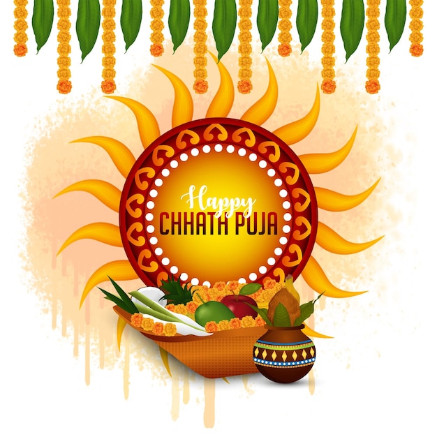 Święto Indii Happy Chhath Puja