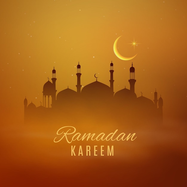 Święto Ramadan Kareem Arabski meczet Eid Mubarak