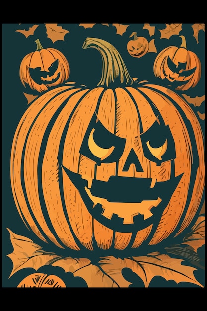 Świętuj Halloween dzięki zabawnemu i dziwacznemu projektowi pozdrowień z kreskówek. Idealny do dodania zabawnego akcentu