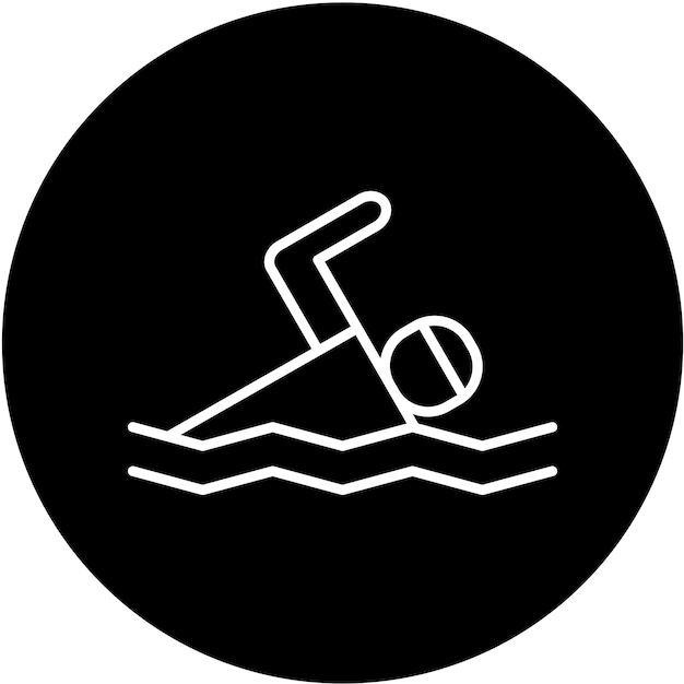 Plik wektorowy swimming pool icon style