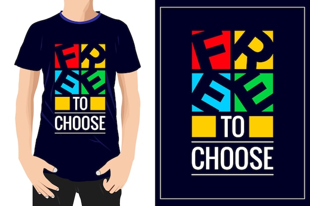 Swobodnie Wybierz Projekt Typografii Gotowy Do Etykiety Tshirt Kubek Lub Drukowania Premium Wektor