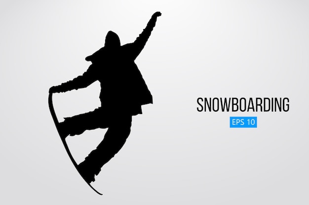 Sylwetka snowboardzisty